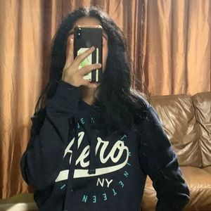 blue aeropostale hoodie